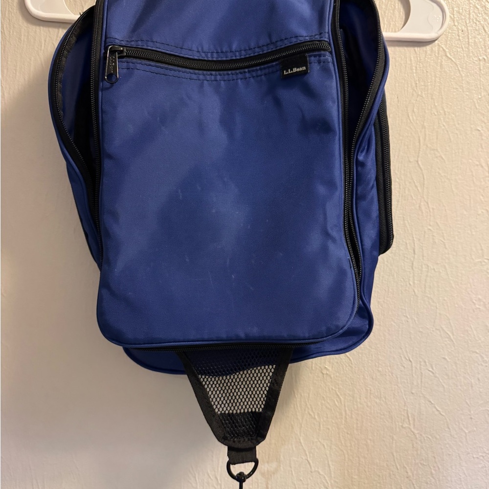 L.L. Bean Blue Hanging Bath Organizer